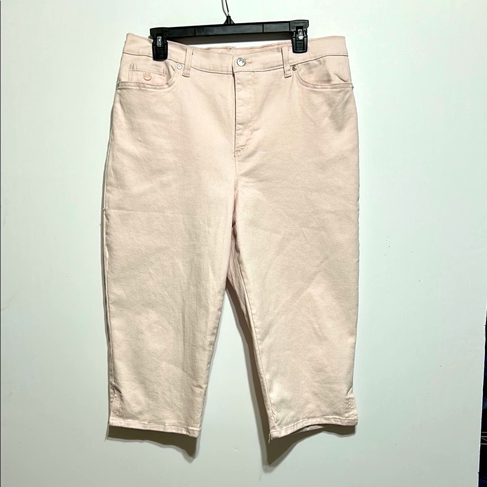 Gloria Vanderbilt Pink Capri Pants Casual Nwot